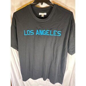 And Now This Mens Oversized-Fit Embroidered Los Angeles T-Shirt, XL, NWT